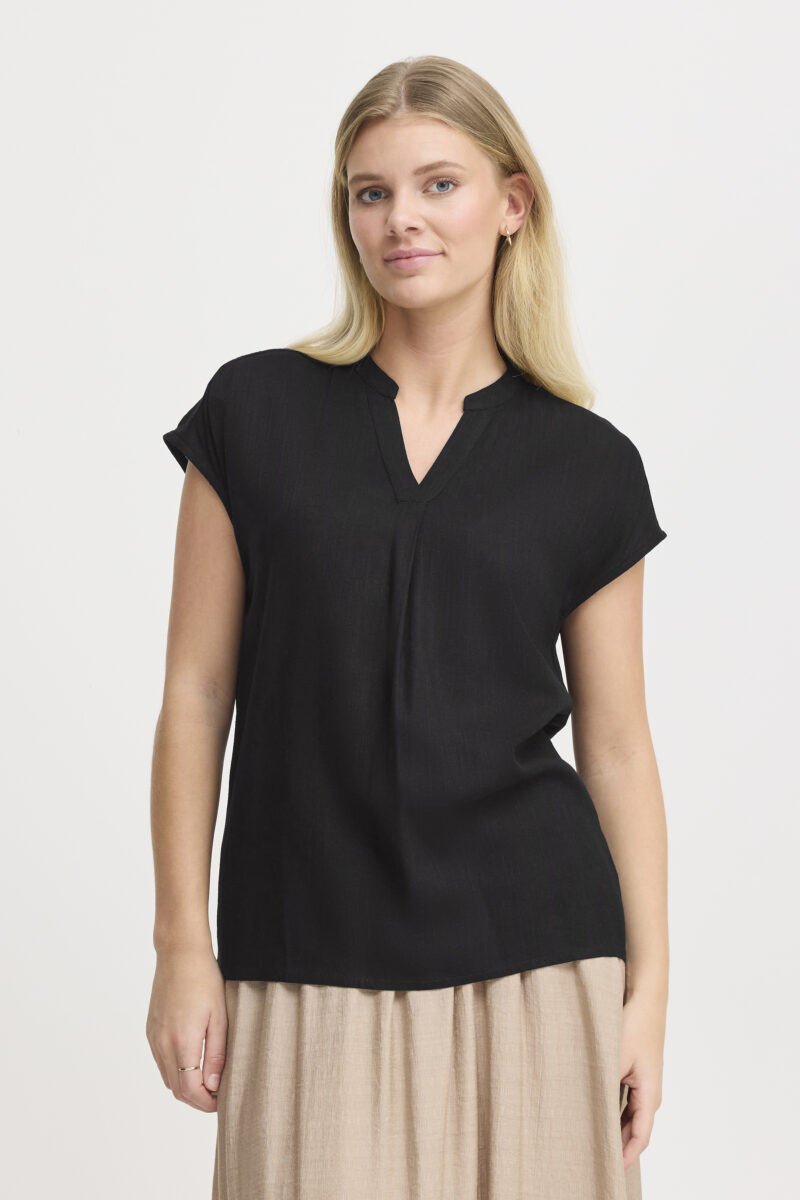 FRJUNA SORT Bluse