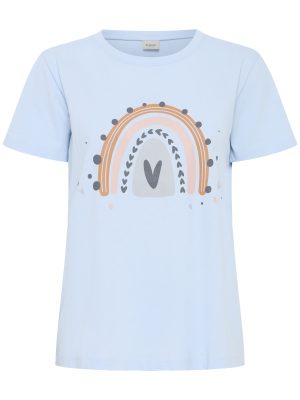 FRJENO LYSBLÅ TEE 1 T-shirt