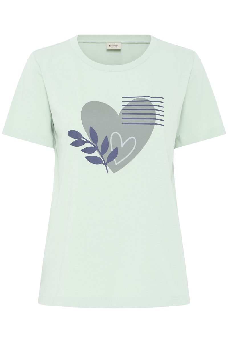 FRANSA FRJENO TEE 4 GRØN T-shirt