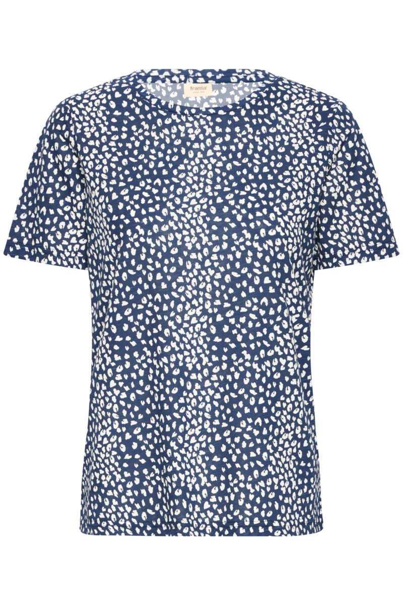 FRANSA FRHAZEL TEE 2 NAVY T-shirt