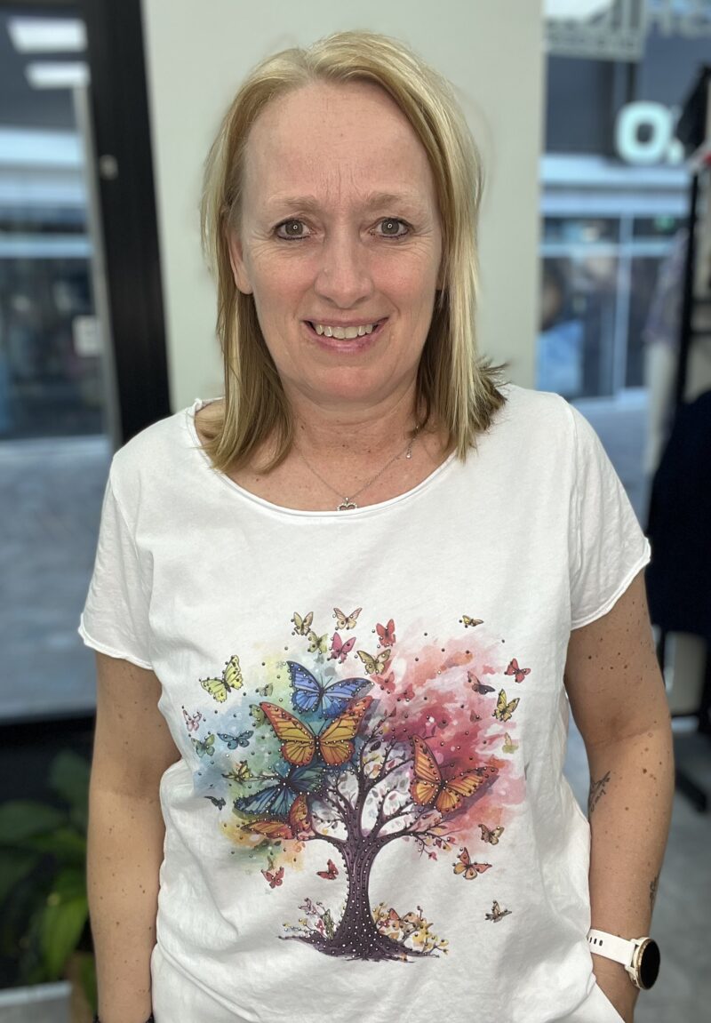 MARTA DU CHATEAU MARIE TSHIRT SOMMERFUGLE