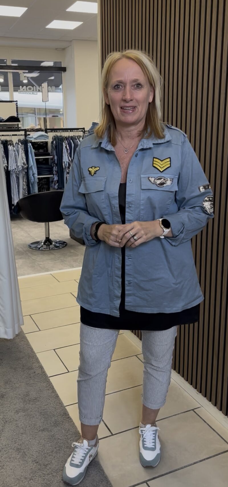 MARTA DU CHATEAU MILLIE BLÅ Jakke - Billede 2