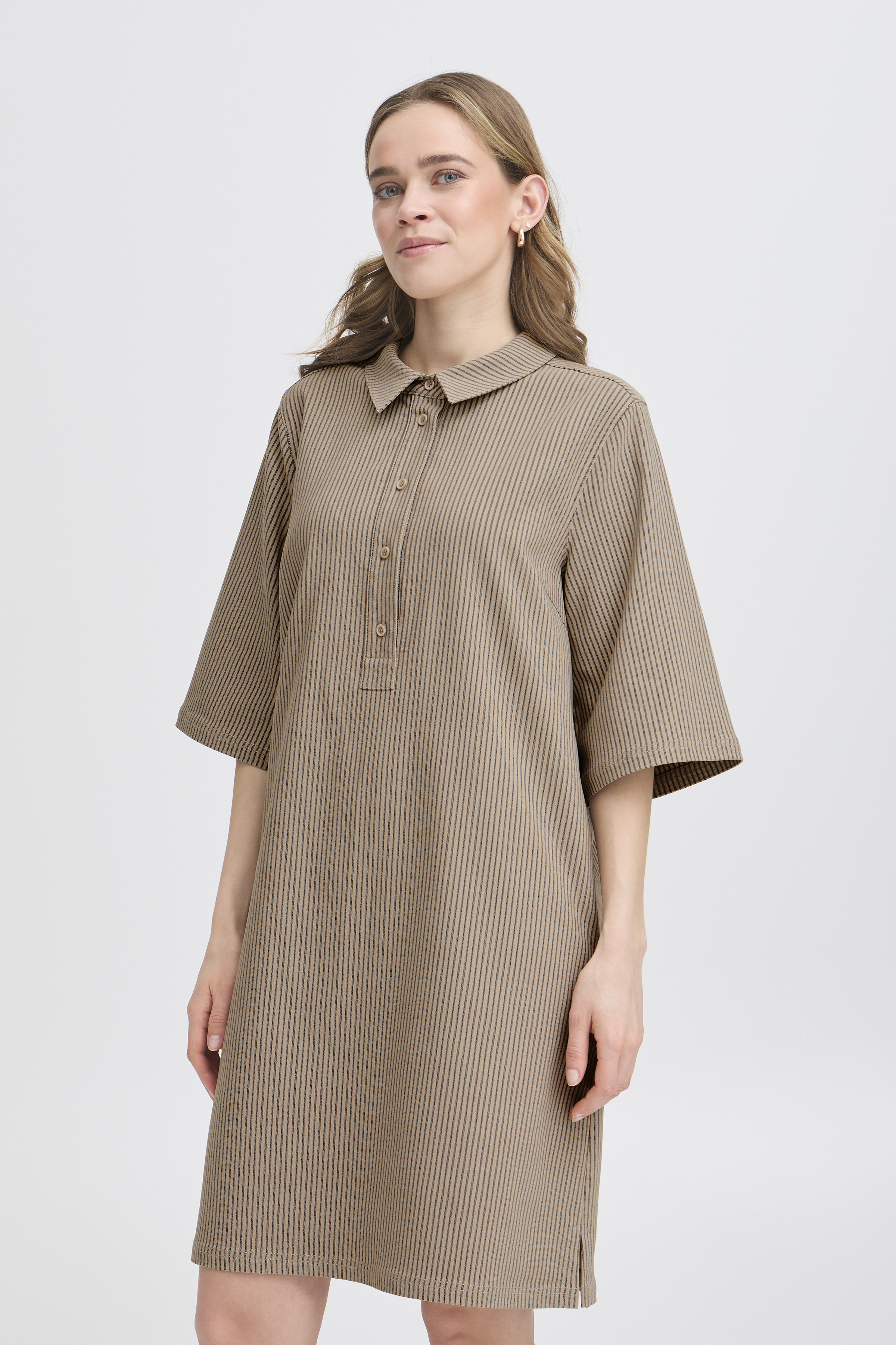 FRANSA FRENA STRIBET Kjole