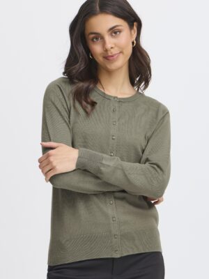 FRANSA FRZBASIC 60 CARDIGAN GRØN Card