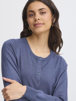 FRANSA FRZUBASIC 60 CARDIGAN BLÅ Cardigan
