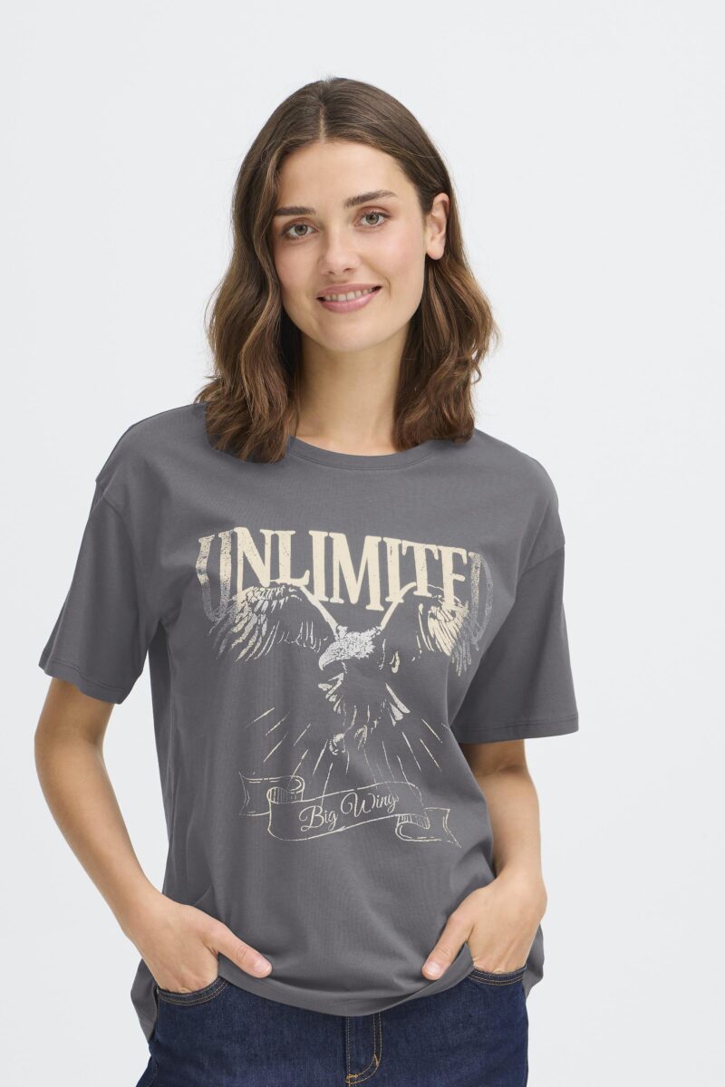 FRHAISLEY TEE 1 GRÅ T-shirt