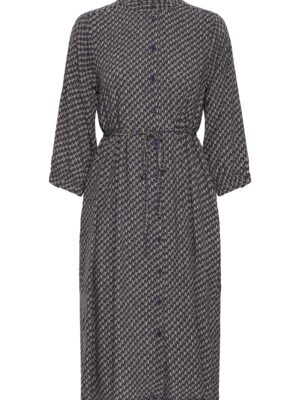 FRFLOWY DR 3 MARINE/SAND Kjole