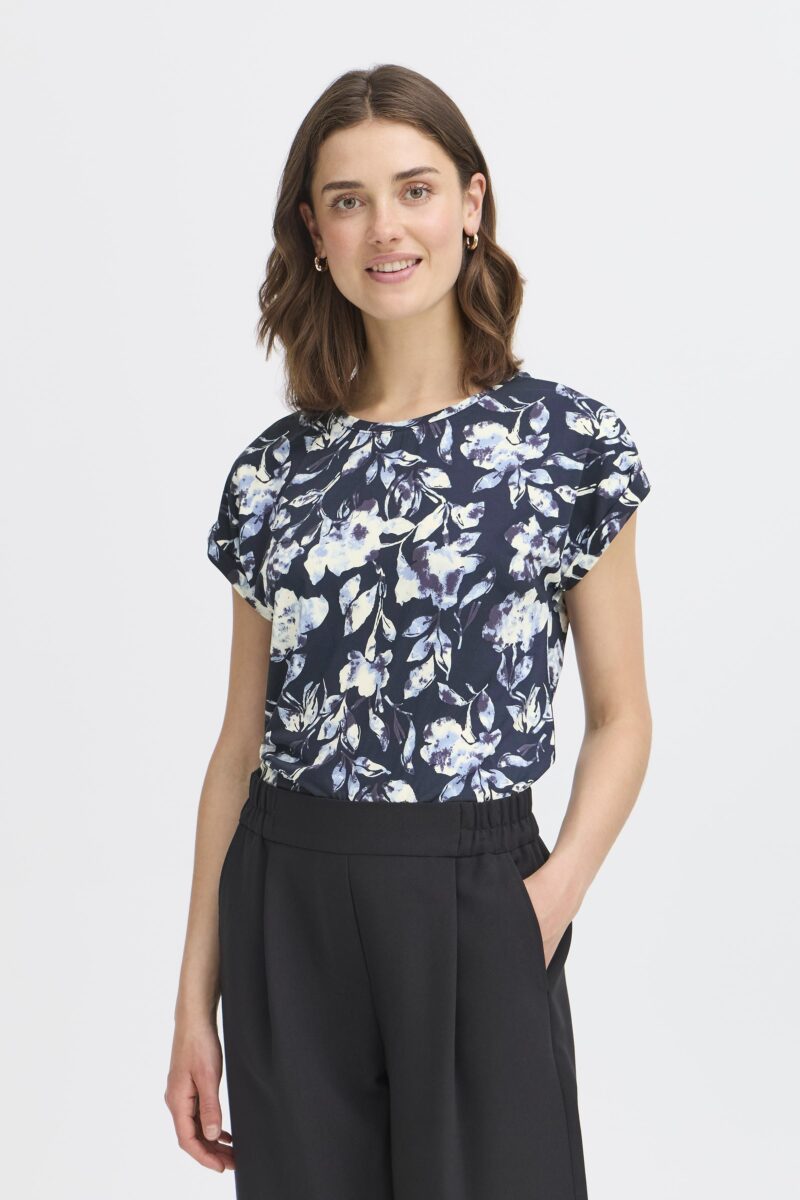 FRSEEN 1 NAVY/DENIMBLÅ T-shirt