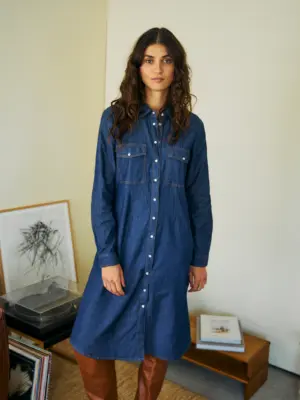 FRLARISSA DENIM 1 Kjole