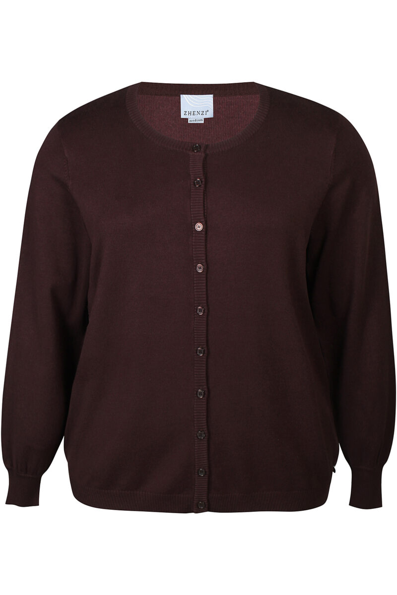 ZHENZI KOGLE 348 BRUN Cardigan