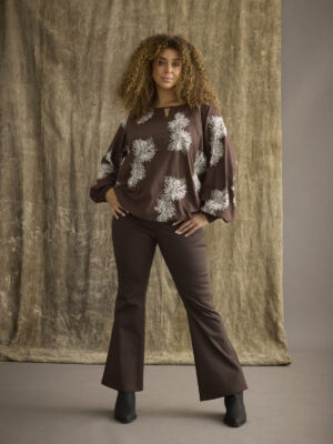 ZHENZI PERL 940 BRUN Bluse