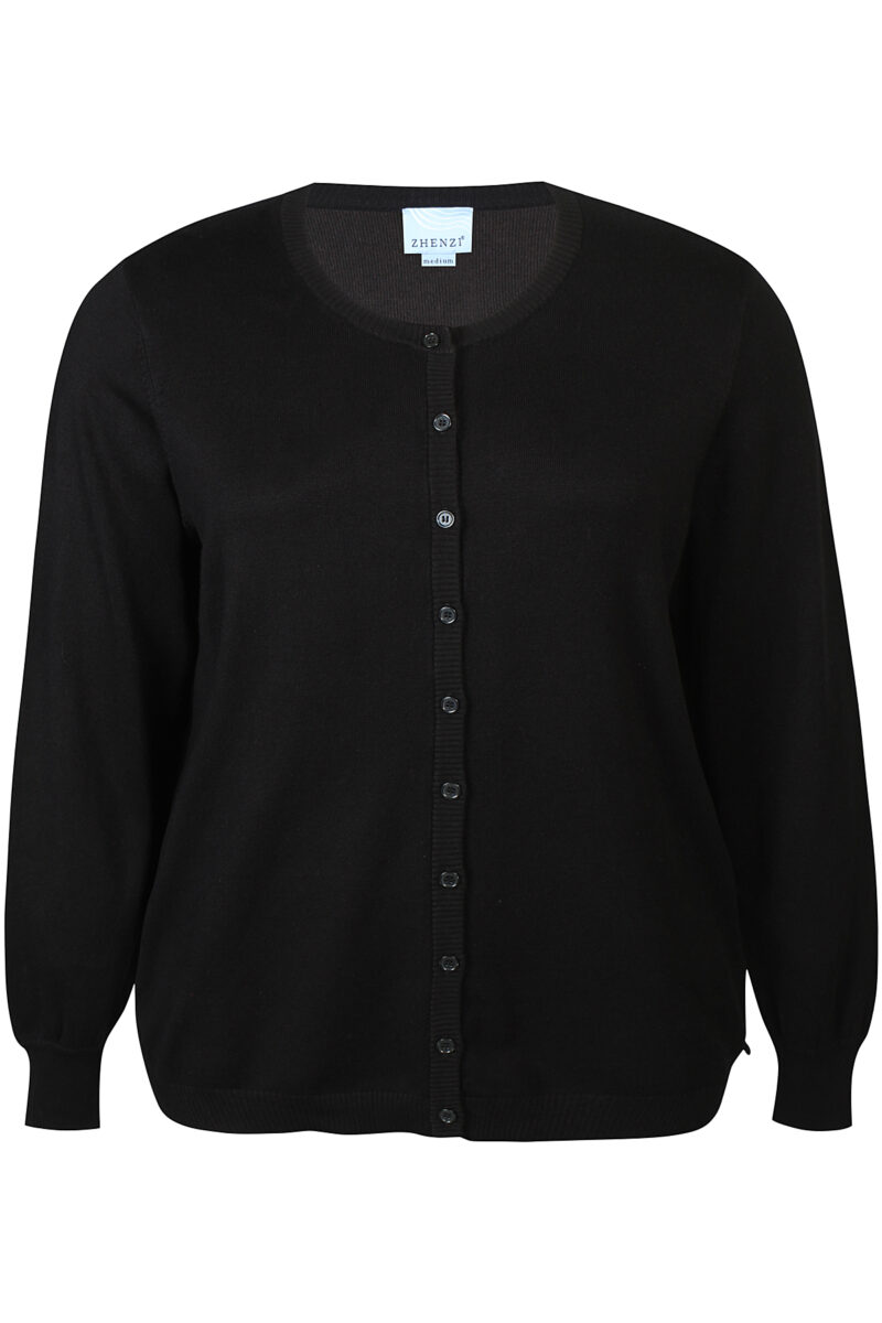 ZHENZI KOGLE 348 SORT Cardigan