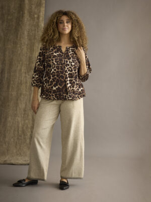 ZHENZI OLIE 915 DYREPRINT Bluse