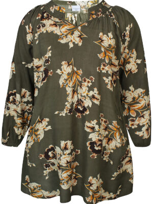 ZHENZI OZIE 937 OLIVENGRØN Tunika