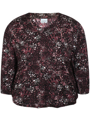 ZHENZI SYLVA BORDEAUX Bluse