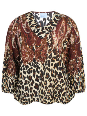 ZHENZI SIFF BORDEAUX Bluse