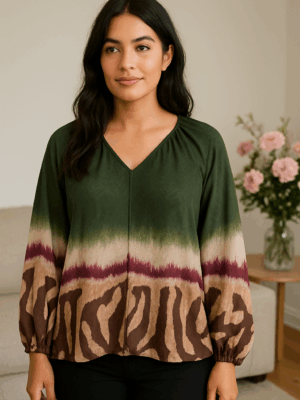 MDCBELLADONNA BLUSE MILITÆR