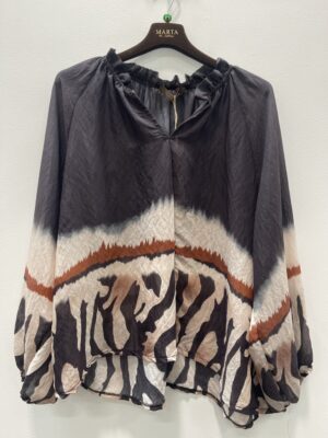MDCBELLADONNA BLUSE BRUN