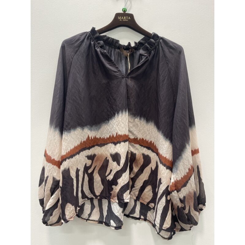 MDCBELLADONNA BLUSE BRUN
