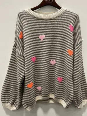 MDCINDIE STRIK BEIGE MED STRIB