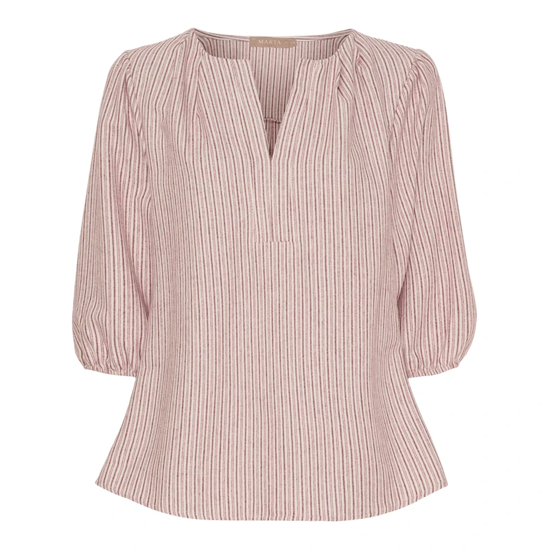 MDCSYBIL BLUSE BORDEAUX STRIB