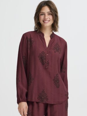 FRDEBORA BLUSE 2 FUDGE Bluse