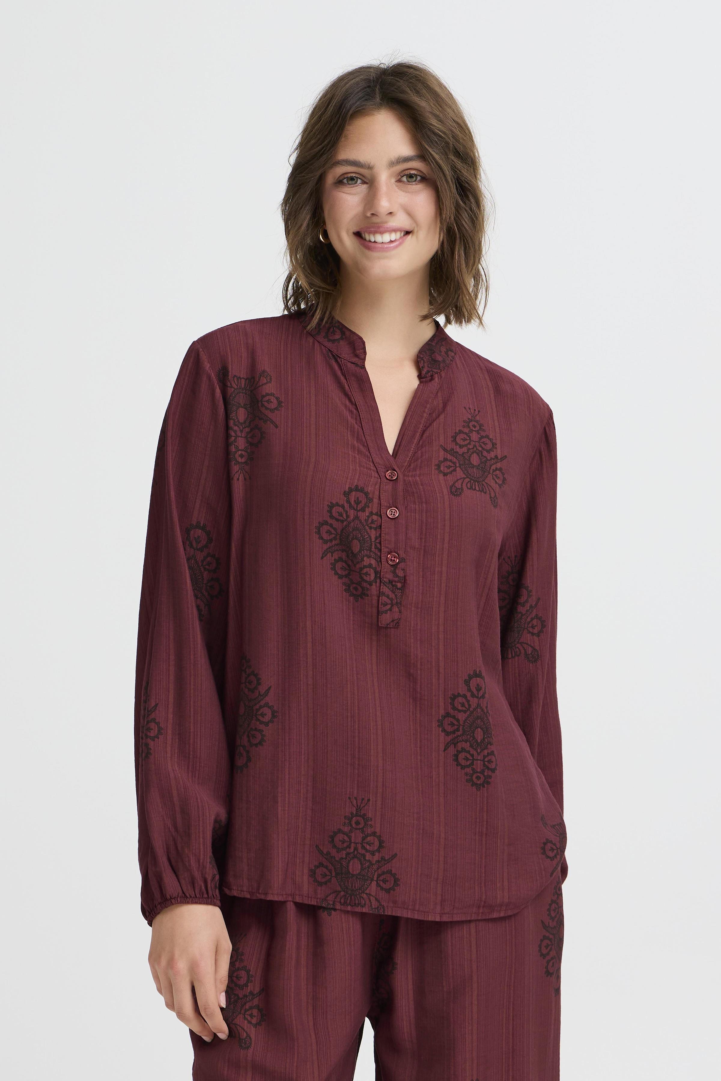 FRDEBORA BLUSE 2 FUDGE Bluse