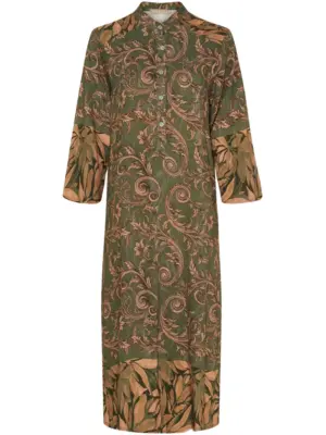 MDCMINNIE KJOLE GRØN Kjole