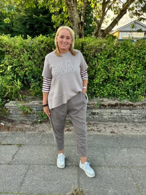 MDCLAVENDER SWEAT SAND Bluse