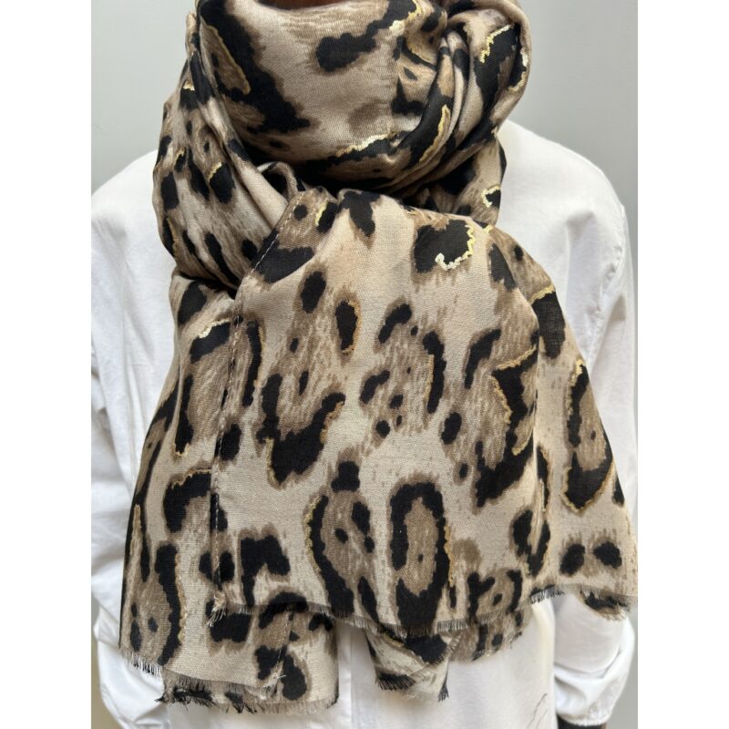 SCARVES C249 BEIGE Tørklæde