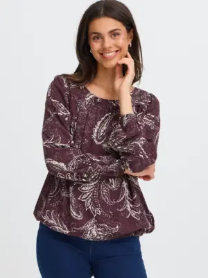 FRKIKI BL 5 BOURDEUX Bluse