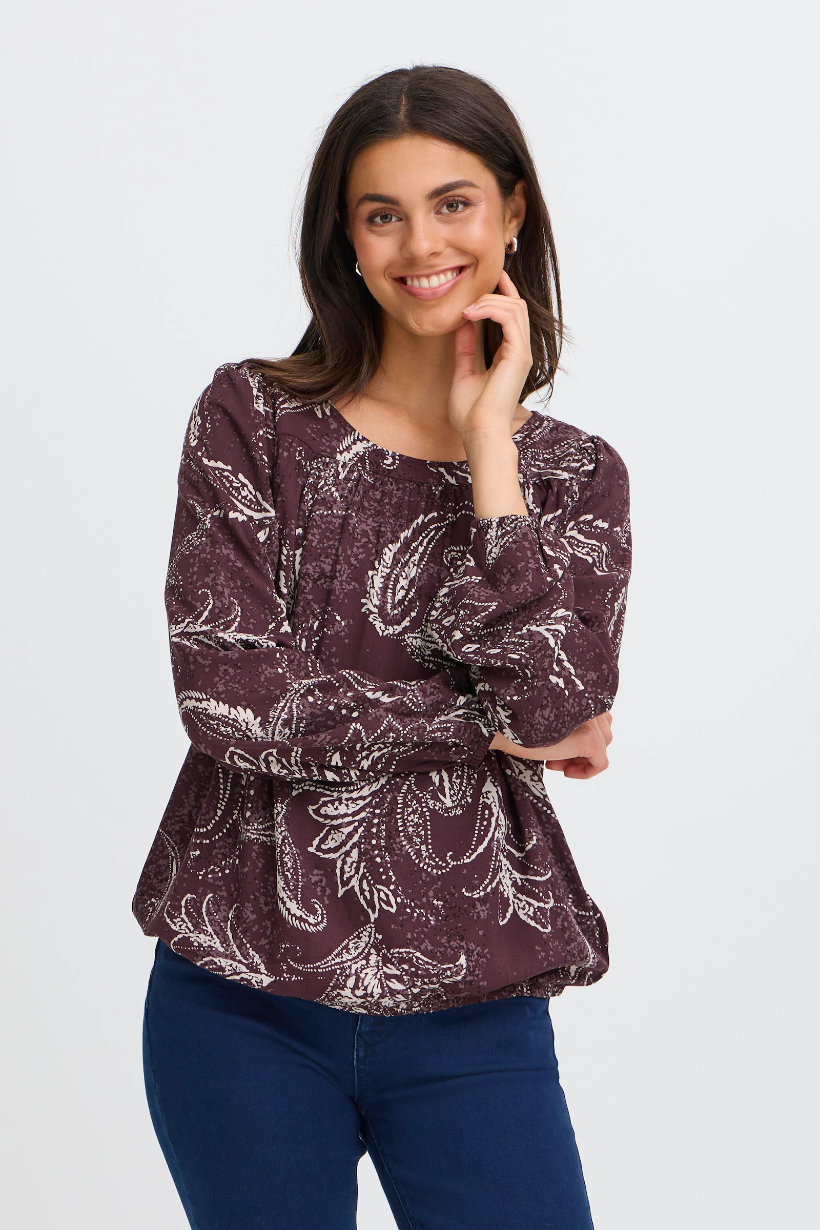 FRKIKI BL 5 BOURDEUX Bluse