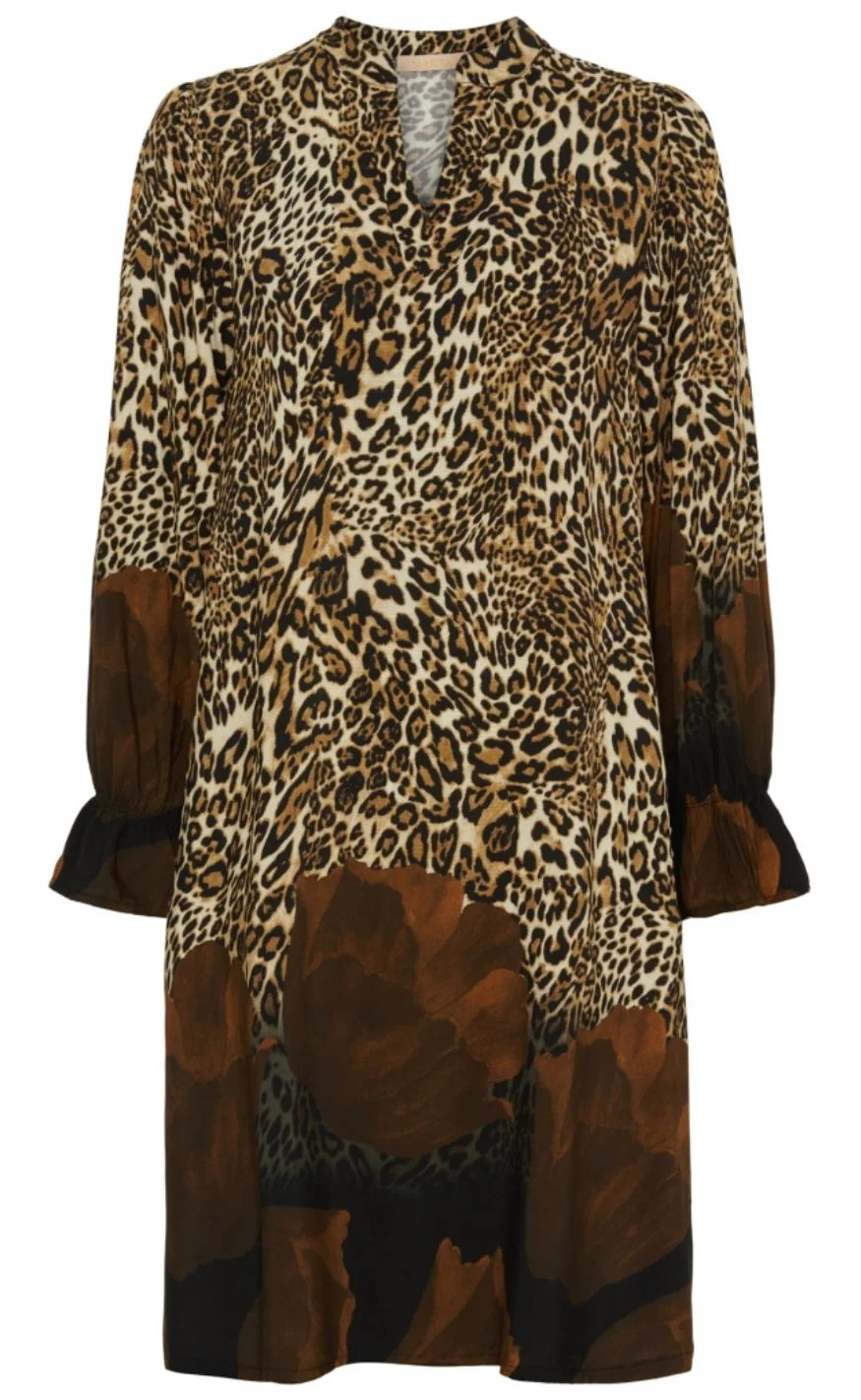 MARTA SYLVIE DYREPRINT Kjole