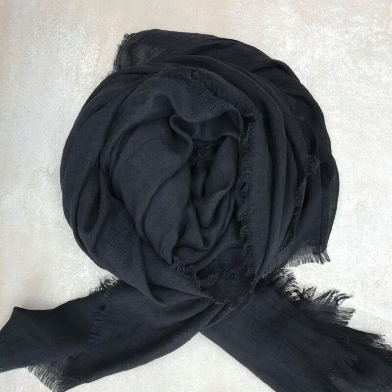 SCARVES 1891 SORT Tørklæde