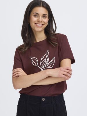 FRARIELLA TEE 1 BORDEAUX T-shirt