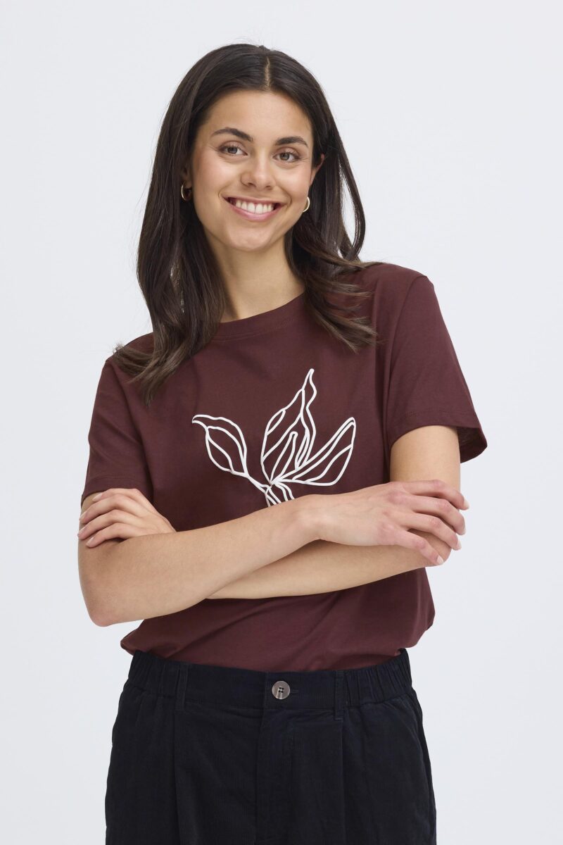 FRARIELLA TEE 1 BORDEAUX T-shirt