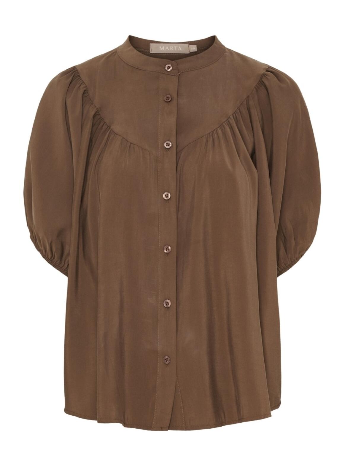 MARTA DU CHATEAU MELODIE BLUSE BRUN