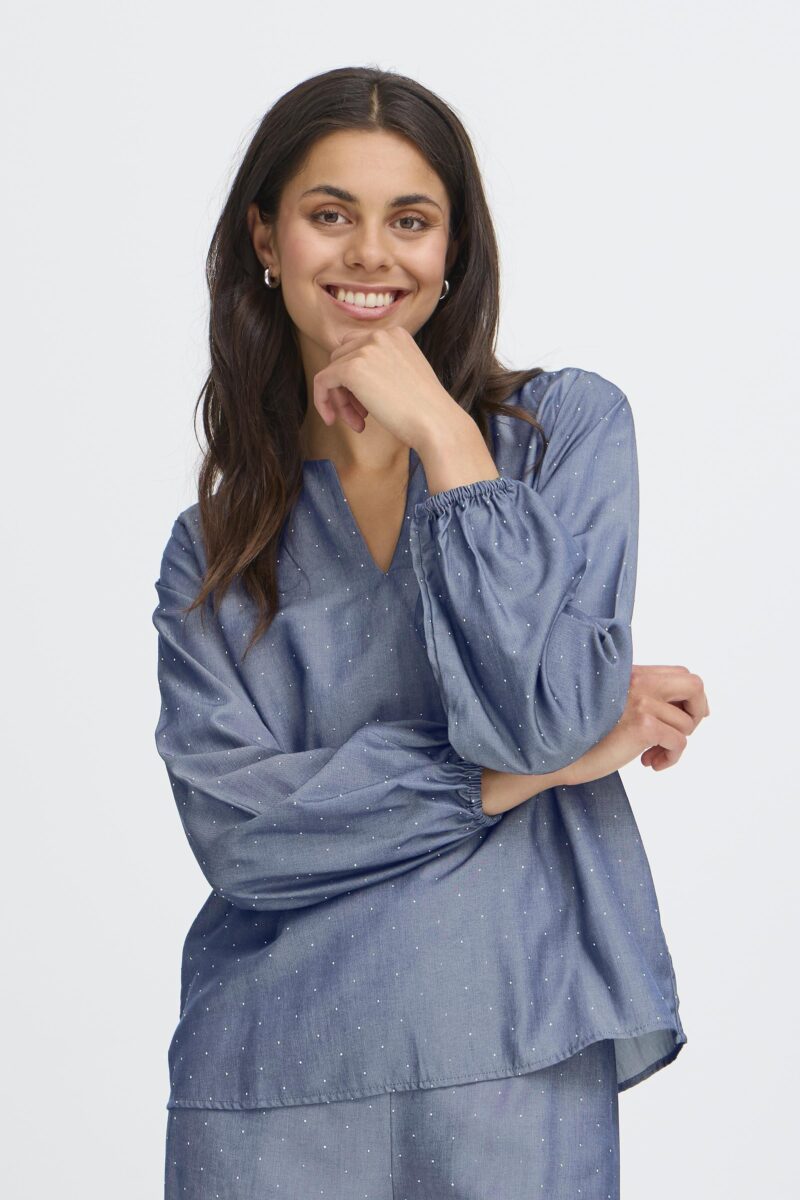 FRYUKKA 1 DENIM Bluse