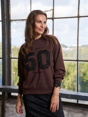 MARTA DU CHATEAU LIORA BRUN SWEAT