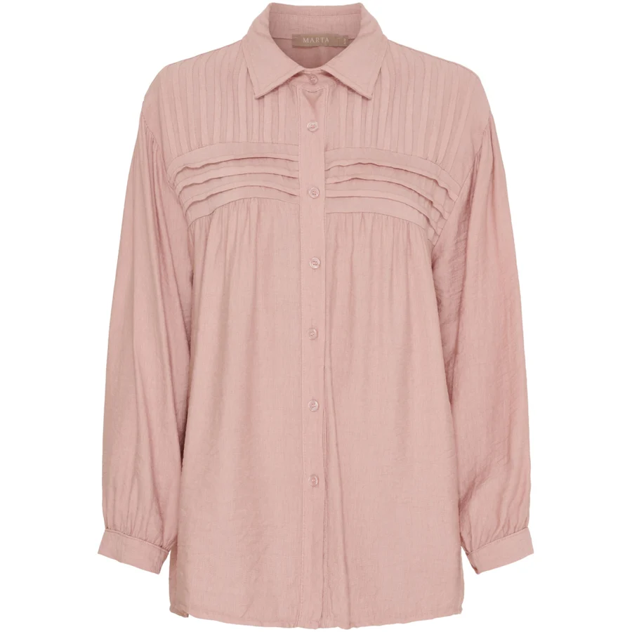 MARTA DU CHATEAU LAGOON ROSA SKJORTE
