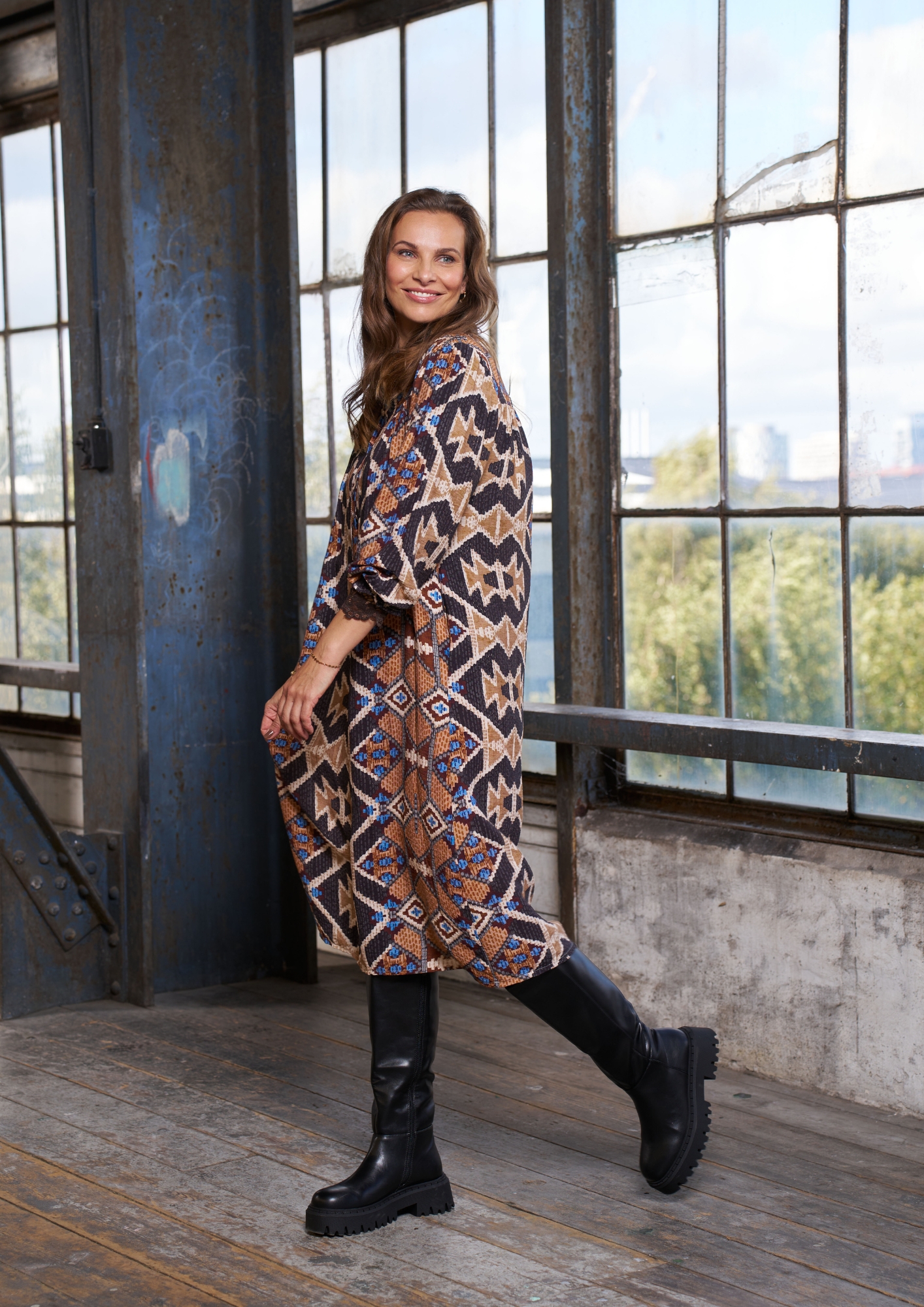 MARTA DU CHATEAU ARIES BRUN KJOLE