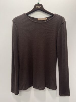 MARTA DU CHATEAU LUNARA BRUN BLUSE