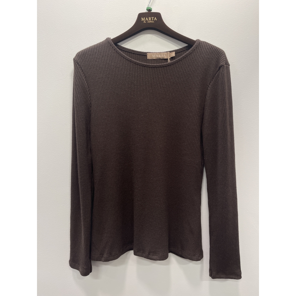 MARTA DU CHATEAU LUNARA BRUN BLUSE