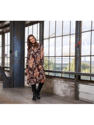 MARTA DU CHATEAU PARSLEY BRUN/RUST KJOLE