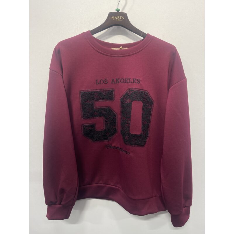 MARTA DU CHATEAU LIORA VINRØD  SWEAT - Billede 2