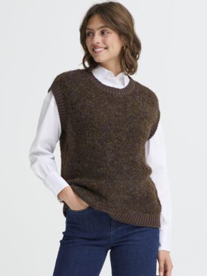 FRANSA FRVANNA 1 BRUN Vest