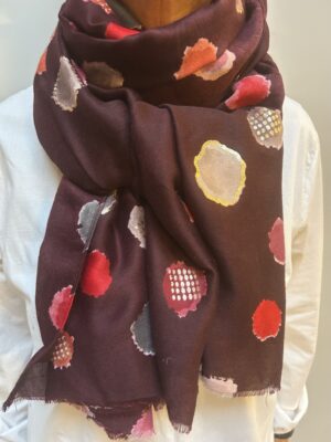 THREE M 3774 BORDEAUX Tørklæde