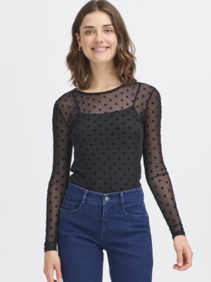 FRANSA FRDETA TEE 1 PRIKKER BlUSE