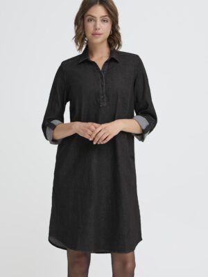 FRANSA FRCHI DENIM SORT Kjole