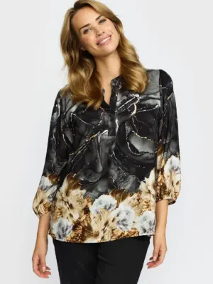 2-BIZ REGITZE SORT Bluse